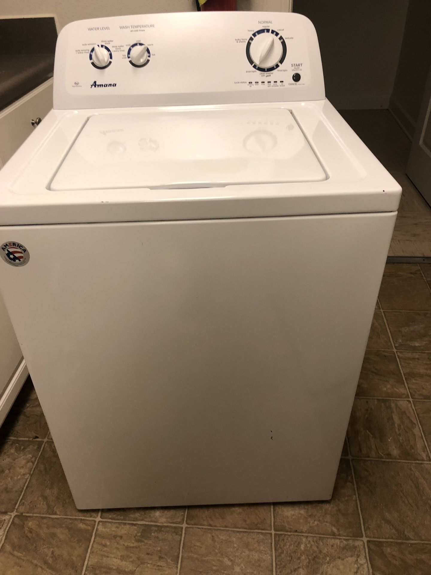 Washer and dryer