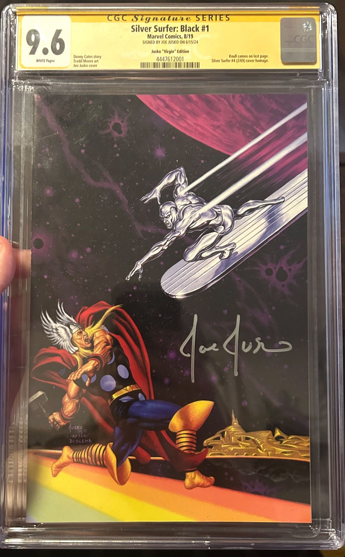 black Silver Surfer 4 9.6 Jusko Sig cGC