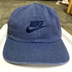 Vintage Nike Air Denim Blue Hat Taiwan 
