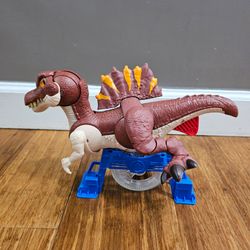 9" Imaginext Jurassic World Rebirth Sprinting Spinosaurus Dinosaur Toy *Great Bridge*