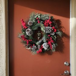 Christmas wreath with the storage case 24in