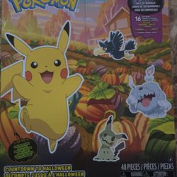 Pokemon Battle Figure Calendar Countdown To Halloween 2025 Model (48 Pieces)