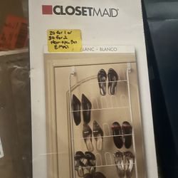 ClosetMaid 8040 18-Pair Over-the-Door Shoe Rack