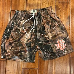 Eric Emanuel Camo Orange Shorts