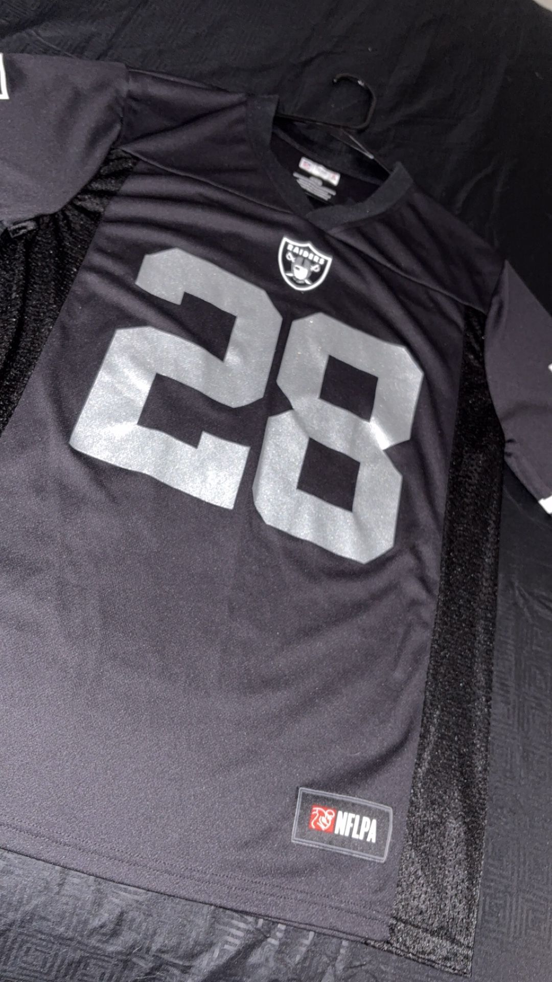 Raiders Jersey- 28 Jacobs - Size M 