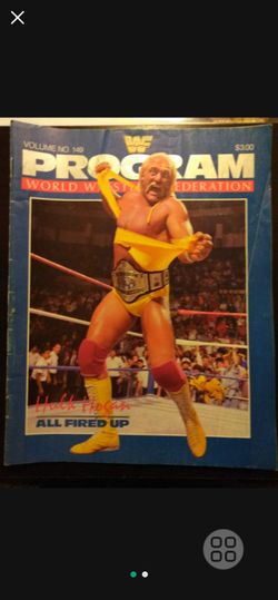 WWF MAGAZINE PROGRAM #149 VINTAGE WWE WCW ECW HULK HOGAN DANNY DAVIS HART SNAKE VENTURA