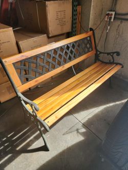 NEW PATIO PARK GARDEN BENCH BANCA