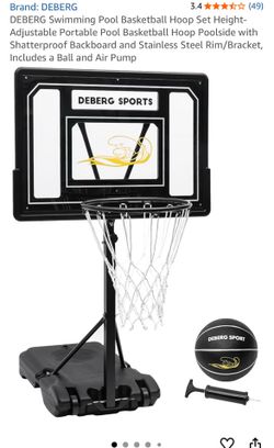 Deberg Pool Basketball Hoop