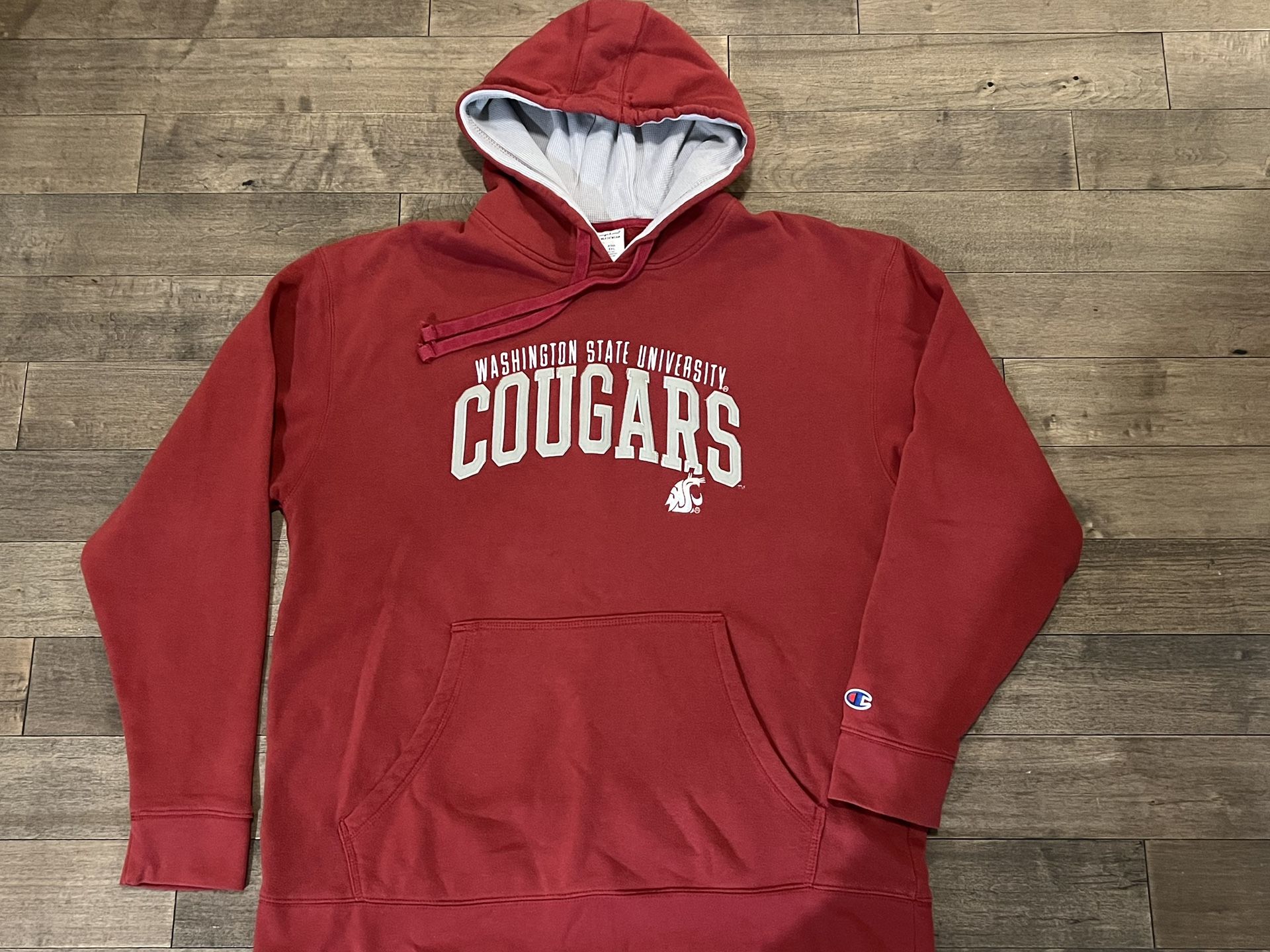 CHAMPION WSU Cougs Washington State Cougars Hoodie Sweatshirt Men’s XL