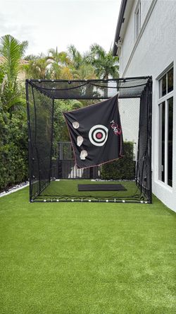 Outdoor Golf Practice Net with Target