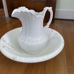 Antique Pitcher, Antique Bowl
