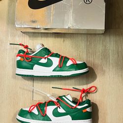 (2019) Offwhite x Nike Dunk Low Pine Green 