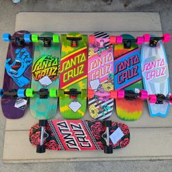 SANTA CRUZ SKATEBOARD CRUISER 125 EACH
