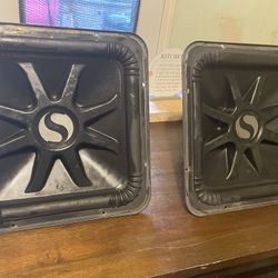 2 Kicker L5 15 Inch Subwoofers 
