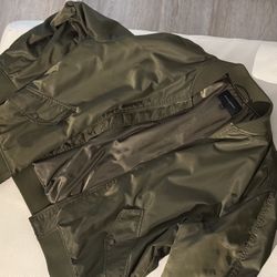  Banana Republic Military Flight Jacket 