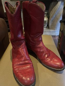 Red Justin Boots