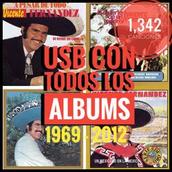 Discography De Vicente Fernández USB