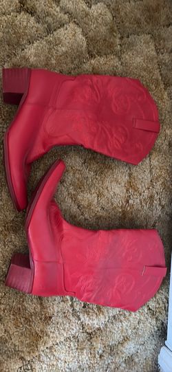 Red Western Cowboy Boots