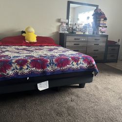Bed frame Mirror And Nightstand For Sale And Blankets