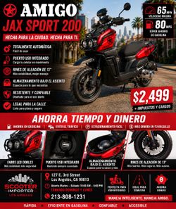 🛵🔥 AMIGO JAX SPORT 200 – NUEVA LLEGADA A LOS ANGELES! 🔥🛵
