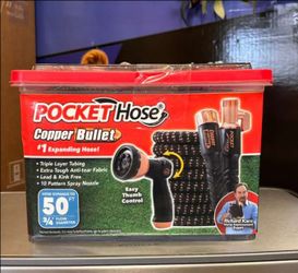 The Pocket Hose Copper Bullet 50ft Hose