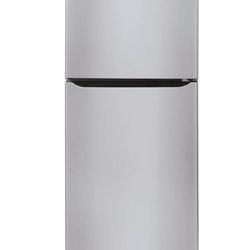 LG - 20.2 Cu. Ft. Top-Freezer Refrigerator - Stainless Steel 
