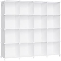 16-Cube Storage Shelf, Storage Bookcase