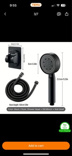 New Shower Head 🚿 And Hose Package