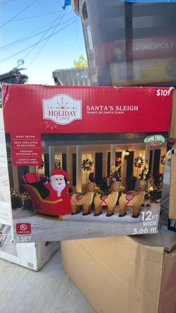 Santa’s sleigh 12’