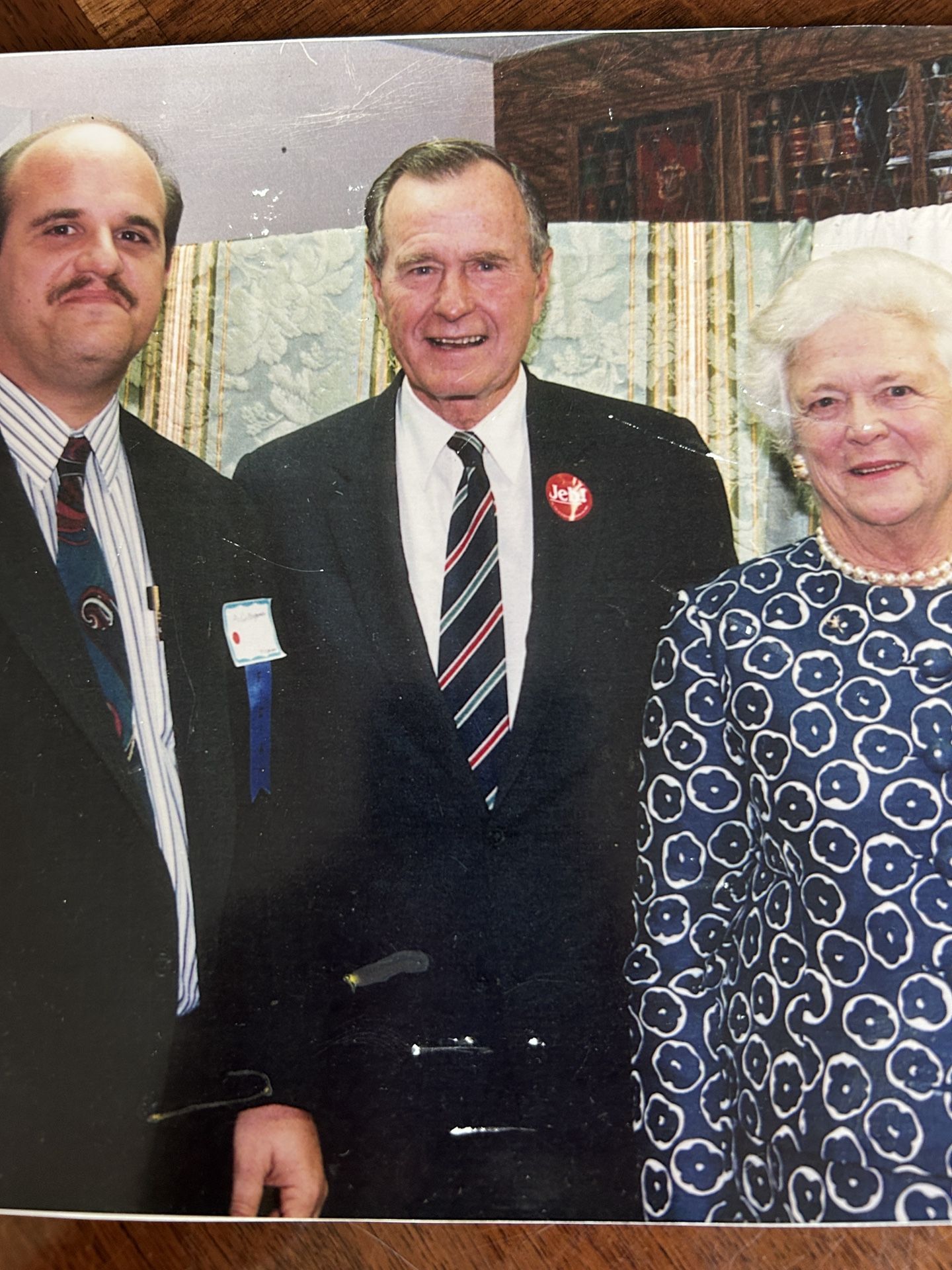 Former President Bush Senior caller original 8” x 10” photograph