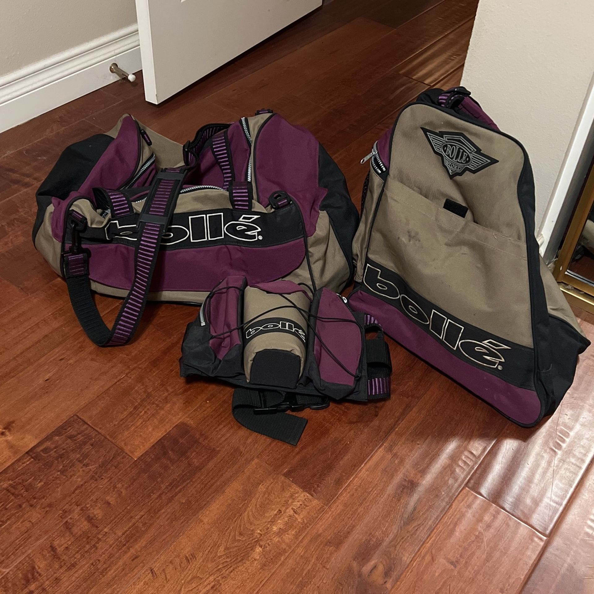 Bolle Duffle Bag, Ski/snowboard Boot Bag & Fanny Pack Set