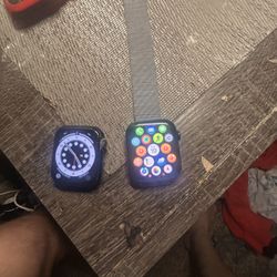 2 Locked Apple Watches 45mm Series 6 Series 9