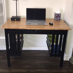 Antique library/Arts and crafts Tiger oak desk
