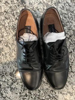knee length dresses for ladies Vintage Black Leather Brogue Wingtip Kiltie Tassels Shoes Mens 10 N by  Bostoni main image 1