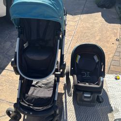 Baby Stroller With Bases  and  Additional Sedar