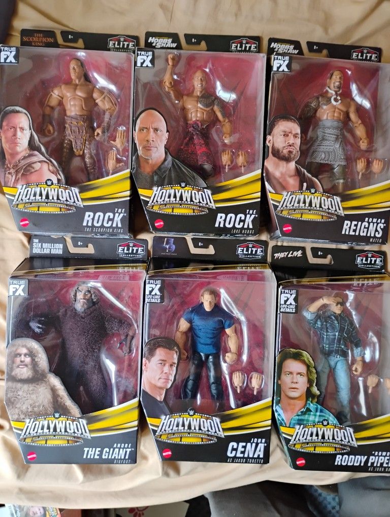 WWE Elite Collection Hollywood Series New!!