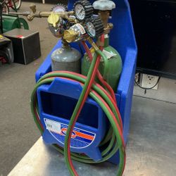 Oxygen And Ace Tanks. Ac Tanks