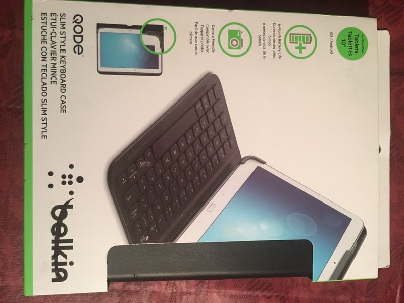 Qode slim style keyboard case