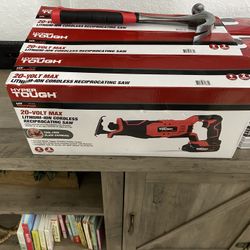 Hyper Tough Lithium -ion Cordless Reciprocating Saw