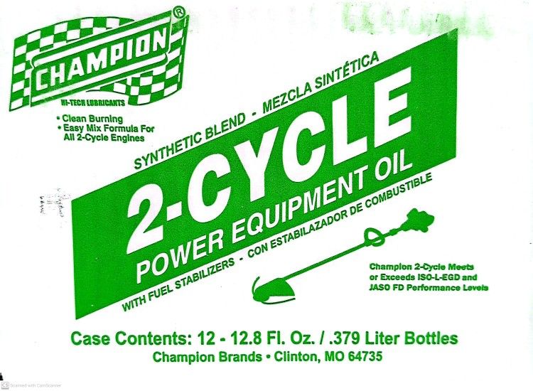 CHAMPION 2-CYCLE