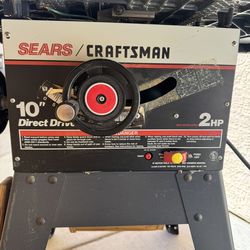 Sears Craftsman Table Saw 10”