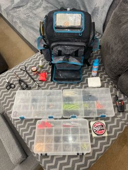 Complete high-end fishing backpack and gear!