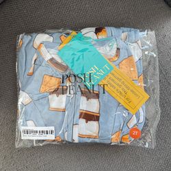 Posh Peanut Footie Zippered One Piece