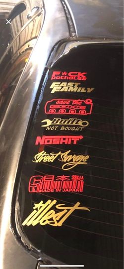 Custom Decals Stickers Apparel