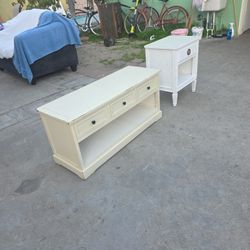 Credenza & Nightstand