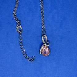 One Pink Austria Crystal Necklace - Great Gift 