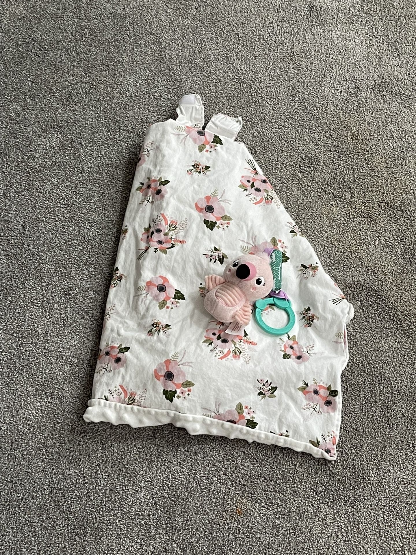 Car Seat/Nursing Cover & Toy