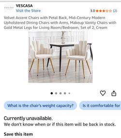 Dining chairs