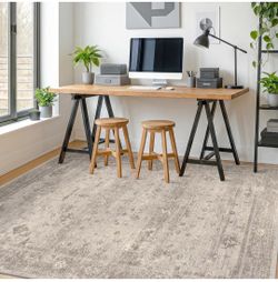 TALANOVA greige 7x7 Rug