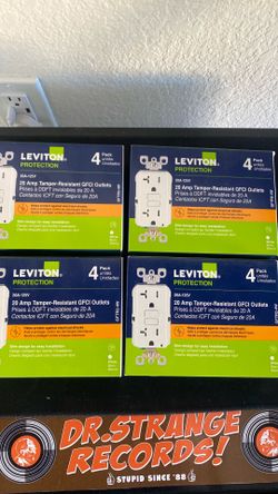 GFI 20 Amp Outlets-4 total